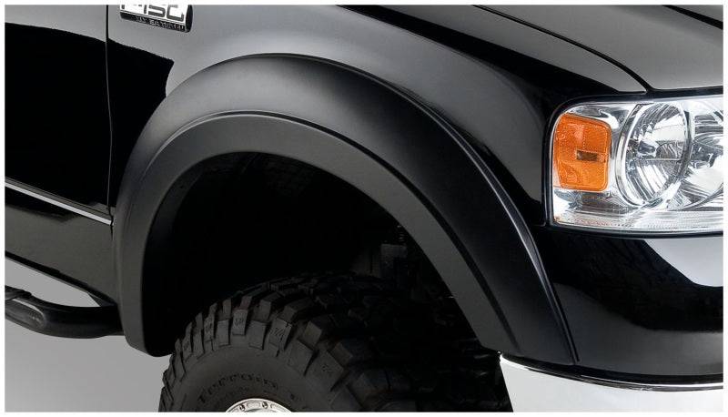 Bushwacker 04-08 Ford F-150 Extend-A-Fender Style Flares 2pc - Black - Mammoth Racing -