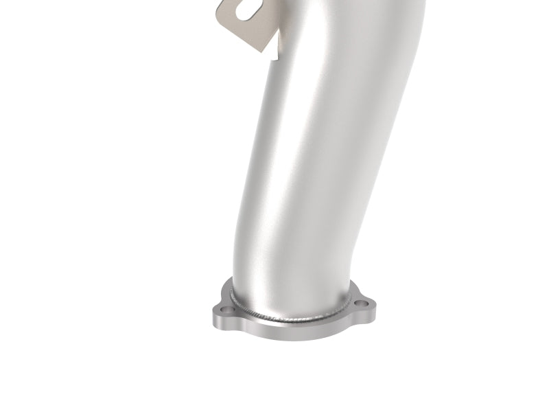 aFe 09-16 Audi A4/A5 (B8) L4-2.0L (t) Twisted Steel 3in. Downpipe - 304 Stainless w/ Cat - Mammoth Racing -