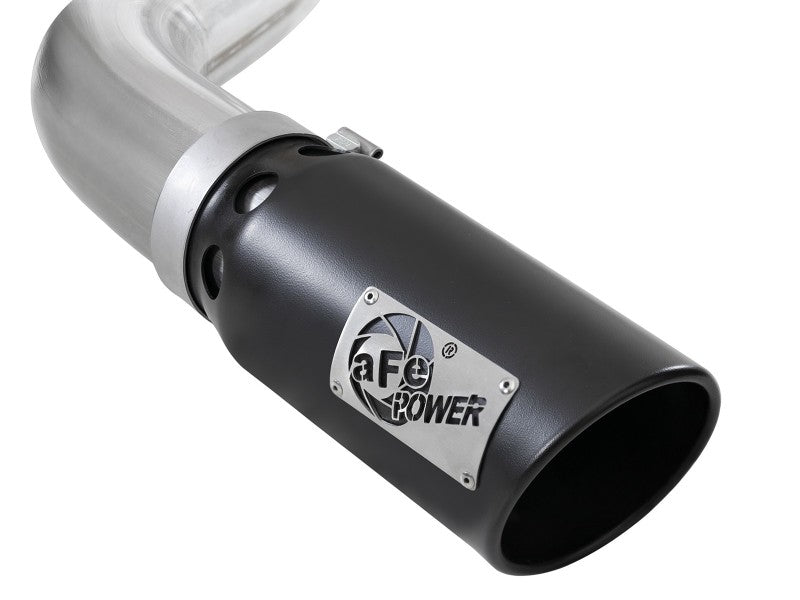 aFe 2021 Ford F-150 V6-3.0L (td) Large Bore 409 SS DPF-Back Exhaust System - Mammoth Racing -