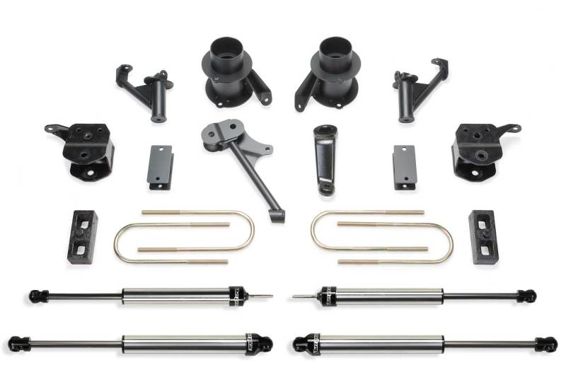 Fabtech 13-18 Ram 3500 4WD w/Factory Radius Arms 5in Basic System w/DL Shocks - Mammoth Racing -
