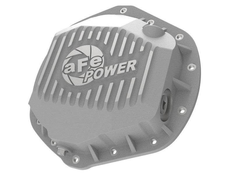aFe Street Series Rear Differential Cover Raw w/ Machined Fins 01-18 GM Diesel Trucks V8-6.6L (td) - My Store