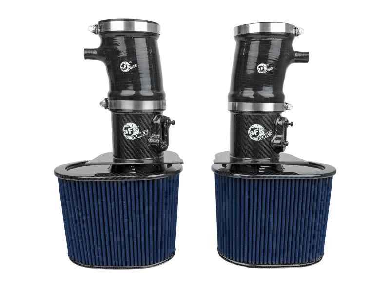 aFe 15-21 Lamborghini Huracan V10-5.2L Track Series Intake System w/ Pro 5R Filter - Mammoth Racing -