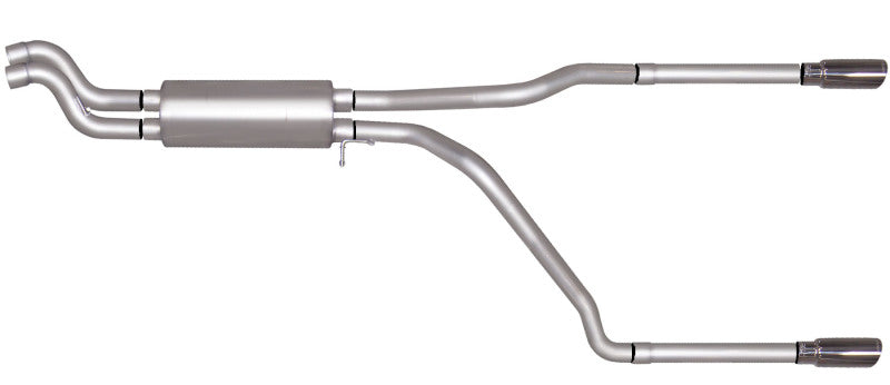 Gibson 01-05 Chevrolet Silverado 2500 HD Base 6.0l 2.5in Cat-Back Dual Split Exhaust - Stainless - Mammoth Racing -