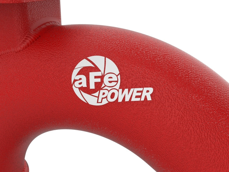 AFE 18-21 Kia Stinger V6-3.3L BladeRunner Alum Hot/Cold Charge Pipe Kit Red - Mammoth Racing -
