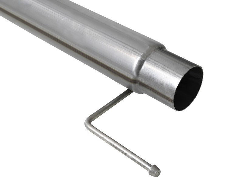 aFe 2021 Ford F-150 V6-3.0L (td) Large Bore 409 SS DPF-Back Exhaust System - Mammoth Racing -
