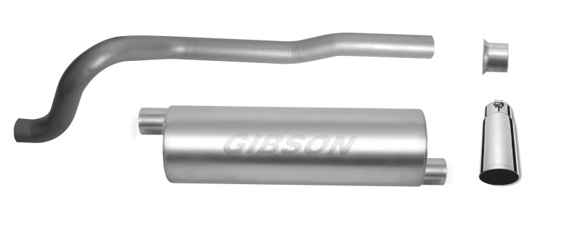 Gibson 00-01 Jeep Cherokee Classic 4.0l 2.5in Cat-Back Single Exhaust - Stainless - Mammoth Racing -