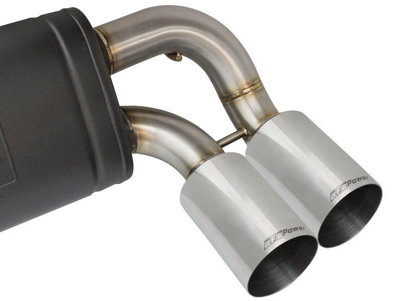 aFe 16-18 BMW M2 L6-3.0L MACH Force-Xp 3in to 2.5in 304 SS Cat-Back Exhaust System-Quad Polish Tips - Mammoth Racing -