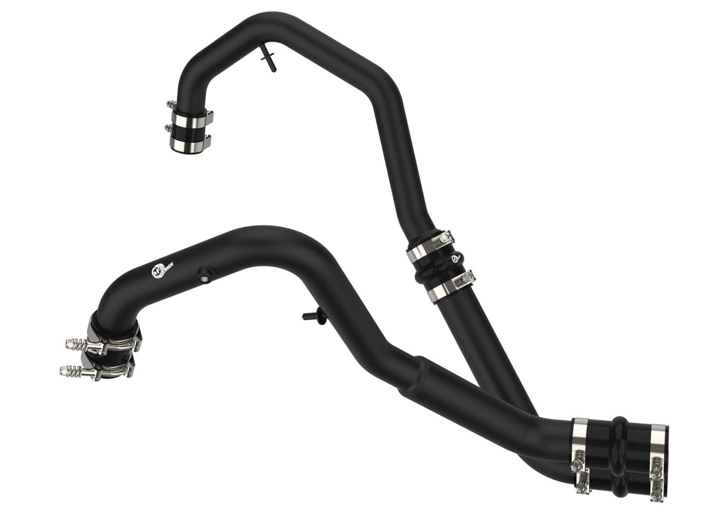 aFe Bladerunner Intercooler Hot Charge Pipe Black 2-2.5in 2021+ Ford F-150 V6-2.7L (tt) - Mammoth Racing -