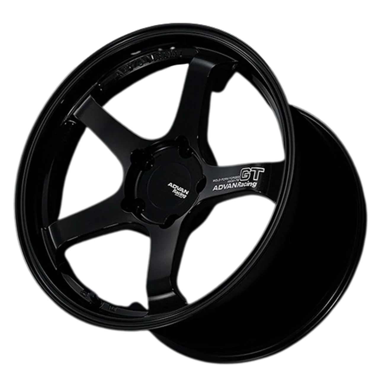 Advan GT 19x9 +46 5-130 Racing Titanium Black Wheel - My Store