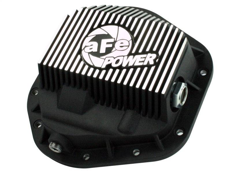 aFe Power Front Differential Cover 5/94-12 Ford Diesel Trucks V8 7.3/6.0/6.4/6.7L (td) Machined Fins - My Store
