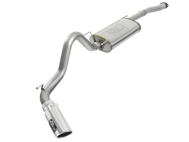 aFe MACHForce XP Cat-Back SS Exhaust w/ Polished Tips 16 Toyota Tacoma V6-3.5L - Mammoth Racing -