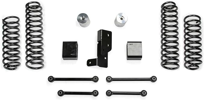 Fabtech 20-22 Jeep JL 4 Dr 4WD Diesel and 392 3" Sport System w/ Dlss Shks - Mammoth Racing -