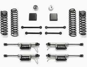 Fabtech 20-22 Jeep JL 4WD 4 Dr Diesel and 392 5in Trail w/ Dlss Shks - Mammoth Racing -