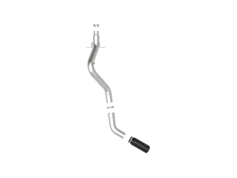 aFe Large Bore-HD 5 IN 409 SS DPF-Back Exhaust System w/Black Tip 20-21 GM Truck V8-6.6L - Mammoth Racing -