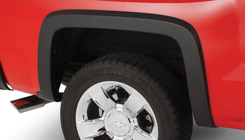 Bushwacker 15-18 Chevy Silverado 2500 HD Fleetside OE Style Flares 2pc 78.8/97.8in Bed - Black - Mammoth Racing -