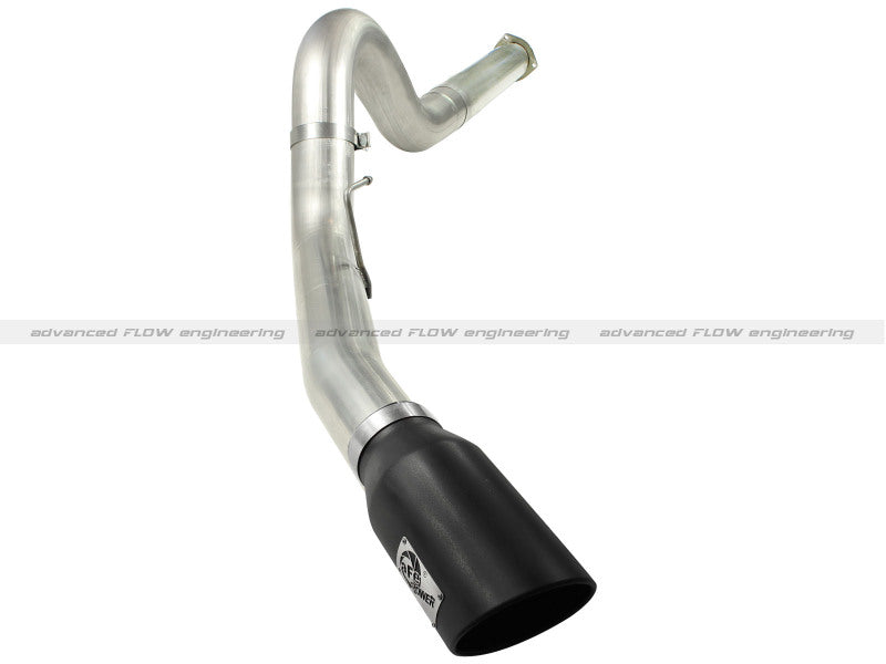 aFe MACHForce XP 5in DPF-Back Stainless Steel Exhaust , Blk,Ford Diesel Trucks 11-14 V8-6.7L td - Mammoth Racing -