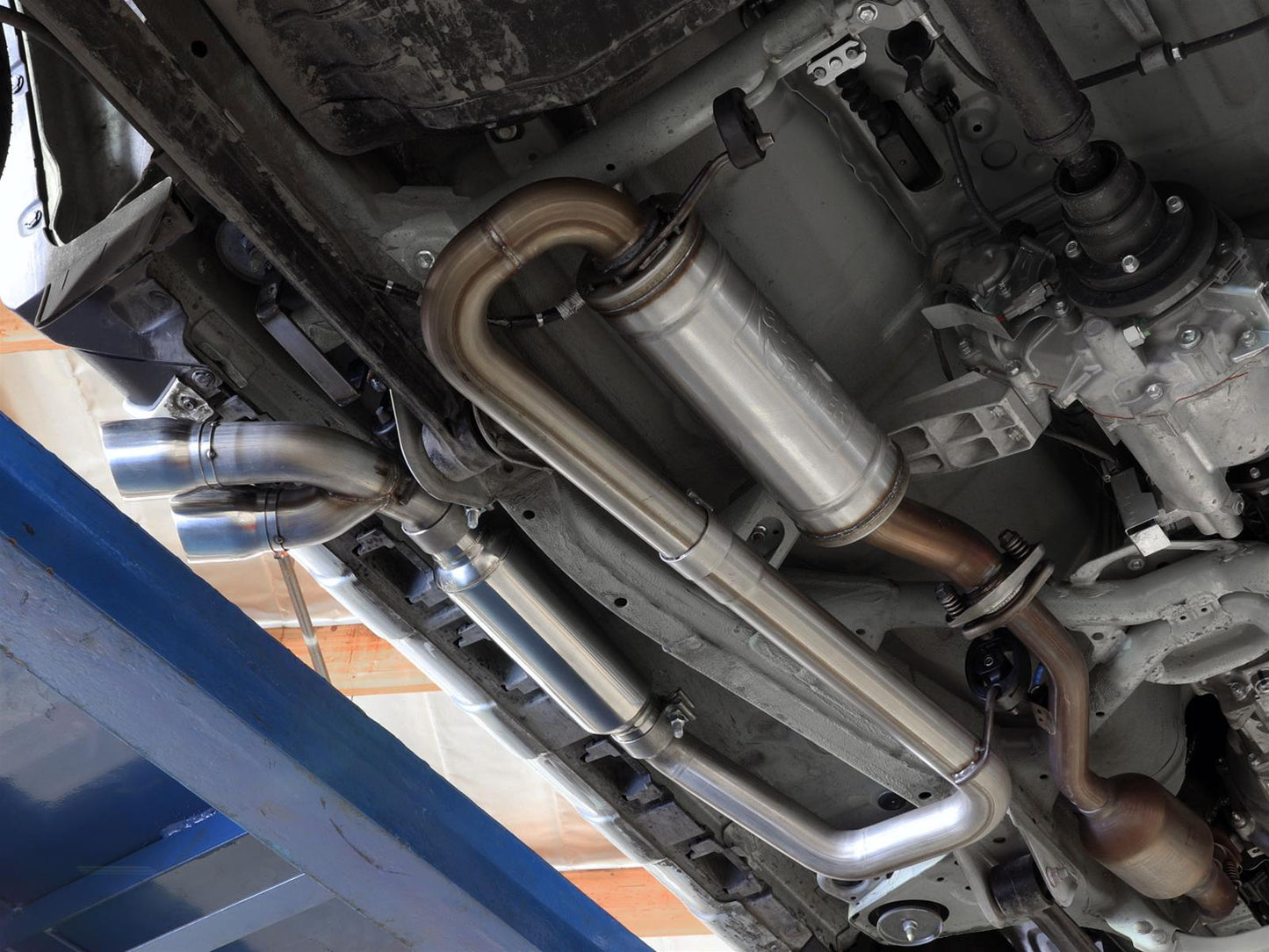 aFe 18-21 Suzuki Jimny Takeda 2-1/4in. 304 SS Cat-Back Exhaust w/ Blk Tip - Mammoth Racing -