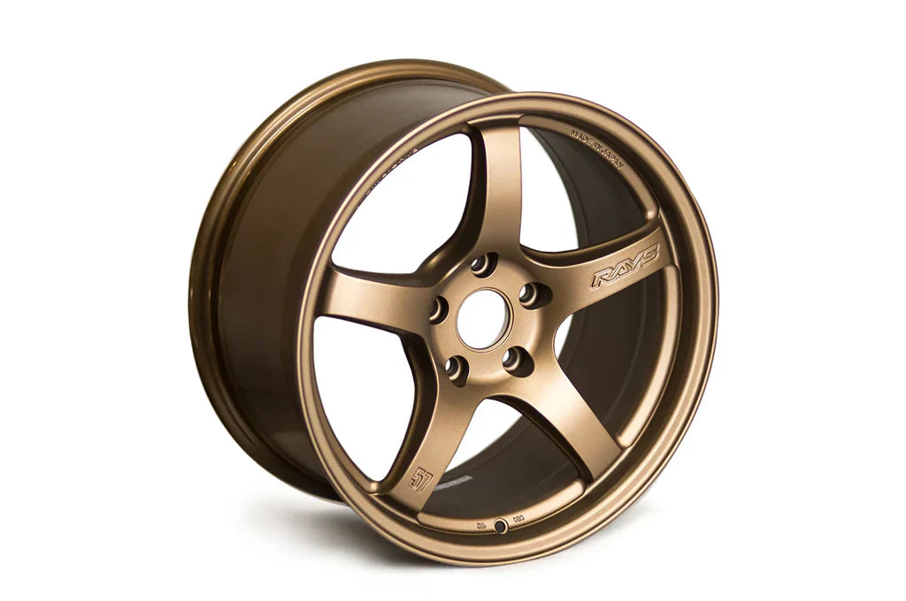 Gram Lights 57cr 18x10.5 +12 5x114.3 Bronze 2 Wheel (Min Order Qty 20) - Mammoth Racing -