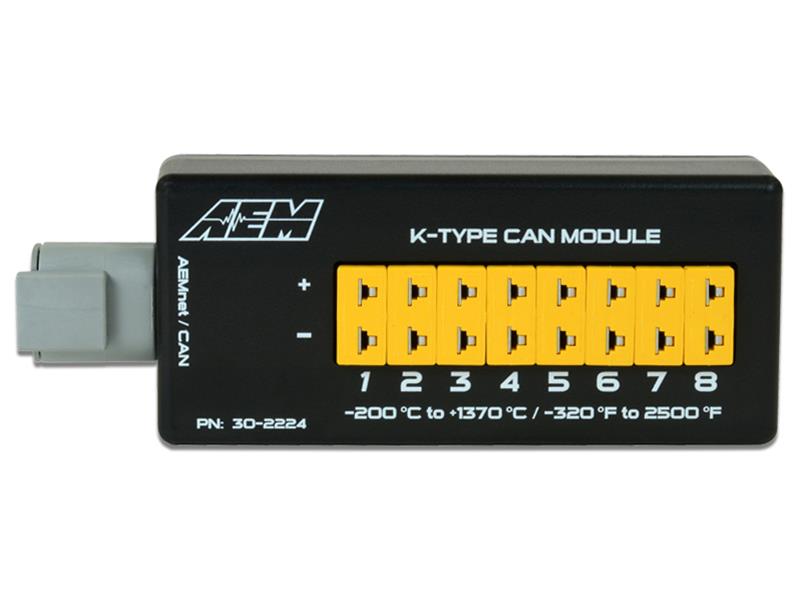AEM 8 Channel K-Type Thermocouple EGT CAN Module - My Store
