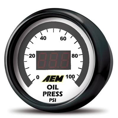 AEM 52mm Pressure (Oil or Fuel) Digital Gauge - My Store
