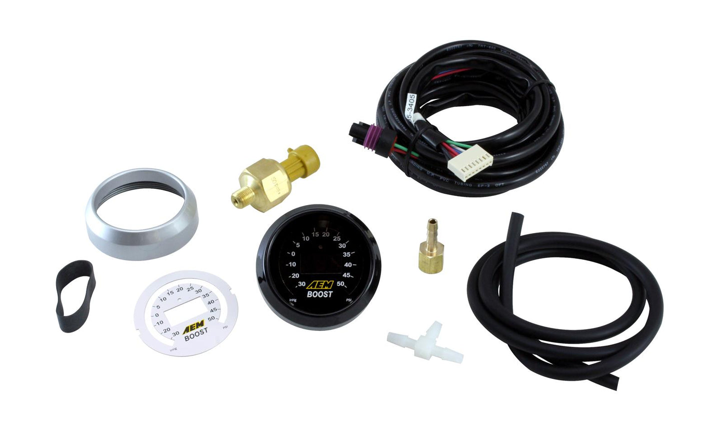 AEM 52mm Boost Digital Gauge -30-50psi - My Store