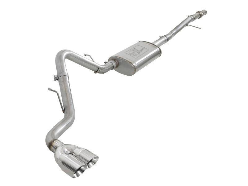 aFe Vulcan Series 3in 304SS Exhaust Cat-Back w/Pol Tip 2019 GM Silverado/Sierra 1500 V6-4.3L/V8-5.3L - Mammoth Racing -
