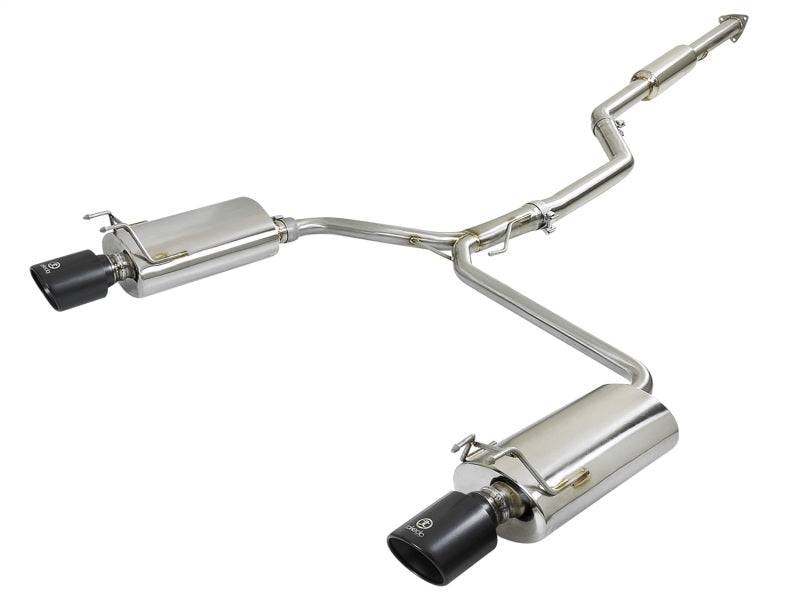 aFe Takeda Exhaust 304SS Dual Cat-Back w/ Black Tips 13-17 Honda Accord LX/EX/EX-L Sedan L4 2.4L - My Store