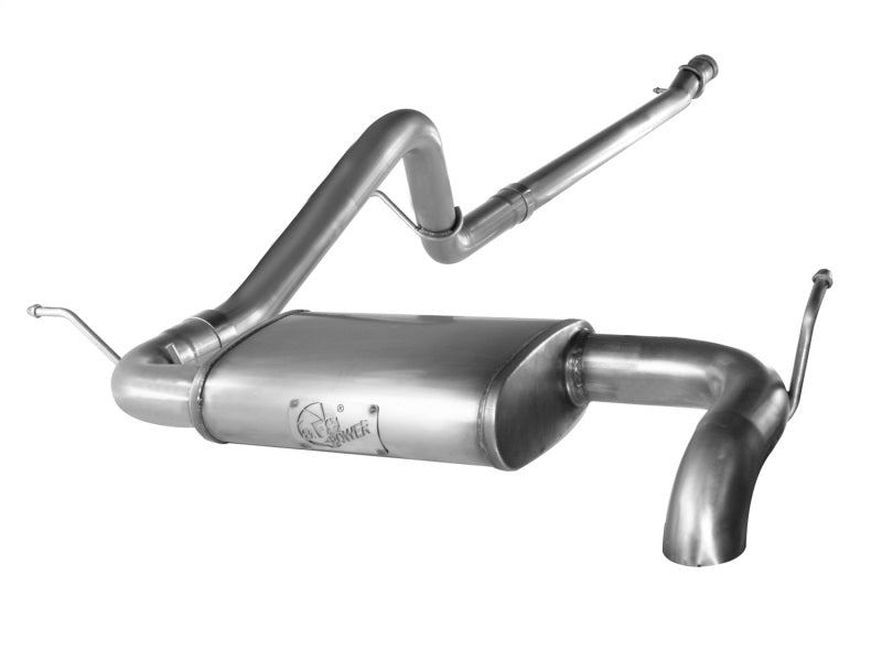 aFe MACHForce XP Exhausts Cat-Back SS-409 EXH CB Jeep Wrangler 2012 V6-3.6L (4 Dr) - Mammoth Racing -