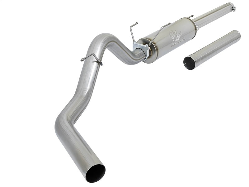 aFe LARGE Bore HD Exhausts Cat-Back SS-409 EXH CB Dodge Diesel Trucks 03-04 L6-5.9L (td) - Mammoth Racing -