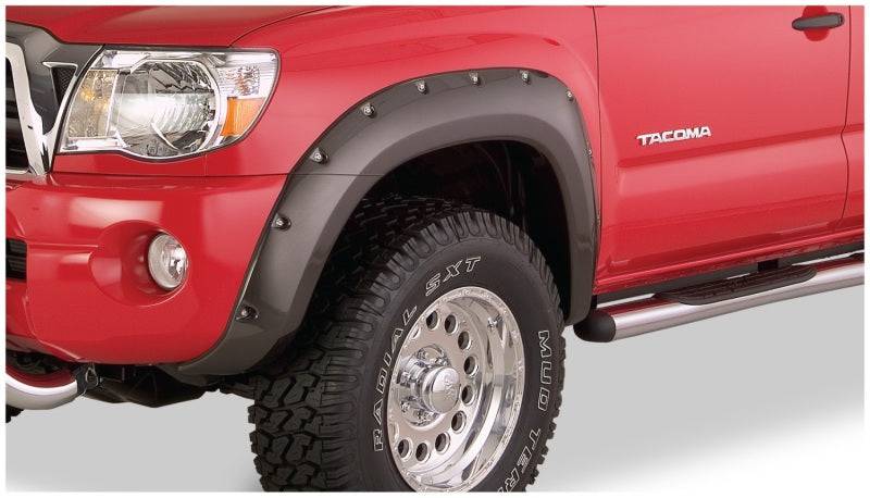 Bushwacker 05-11 Toyota Tacoma Pocket Style Flares 2pc - Black - Mammoth Racing -