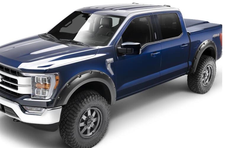 Bushwacker 2021 Ford F-150 (Excl. Lightning) Extend-A-Fender Style Flares 4pc - Black - Mammoth Racing -