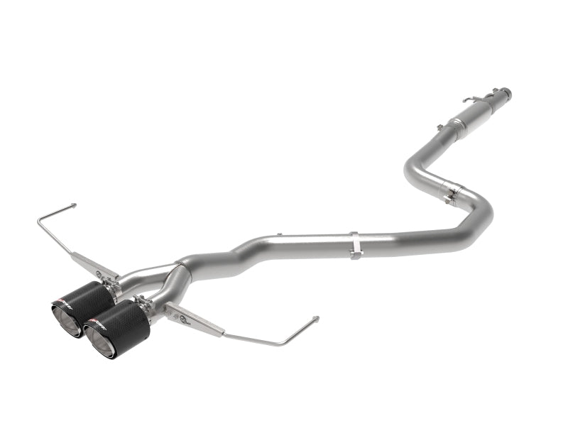 aFe Takeda Exhaust Cat-Back 19-20 Hyundai Veloster 304SS Carbon Fiber Dual Tips Exhaust - Mammoth Racing -