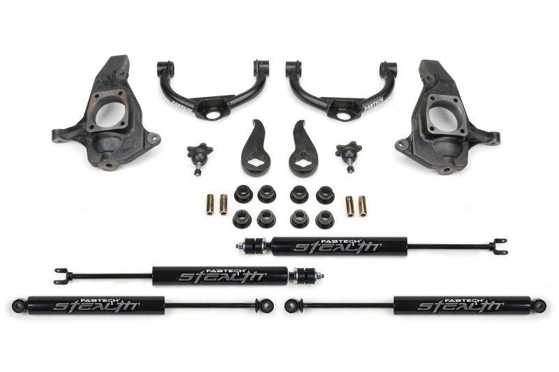 Fabtech 11-19 GM C/k2500hd/3500hd 4in Ultimate System w/Stealth Shocks - Mammoth Racing -