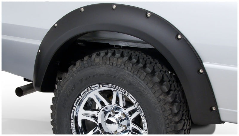 Bushwacker 93-11 Ford Ranger Styleside Pocket Style Flares 2pc 72.0/84.0in Bed - Black - My Store