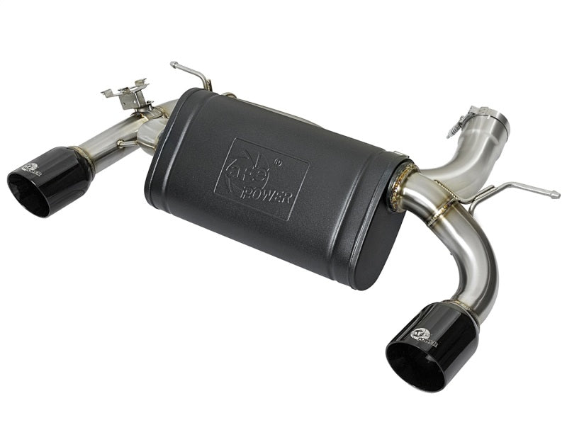 aFe MACHForce XP Exhausts Axle-Back 12-15 BMW 335i 3.0T (SS w/Black Tips) - Mammoth Racing -