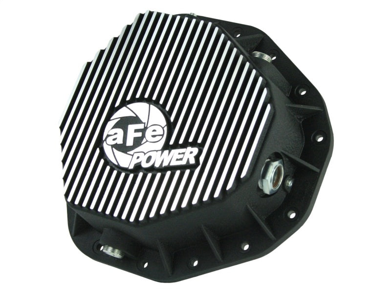 aFe Power Cover Rear Differential COV Diff R Dodge Diesel Trucks 03-05 L6-5.9L Machined - Mammoth Racing -