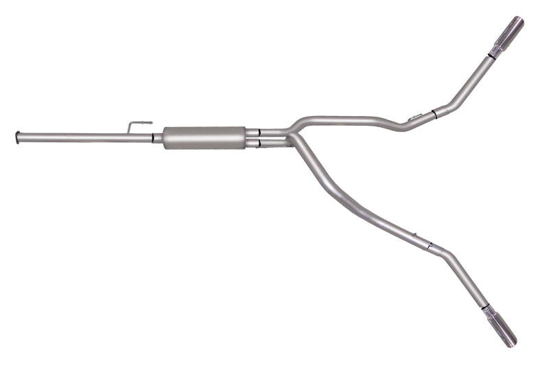 Gibson 11-12 Ford F-150 STX 3.7l 2.5in Cat-Back Dual Extreme Exhaust - Stainless - Mammoth Racing -
