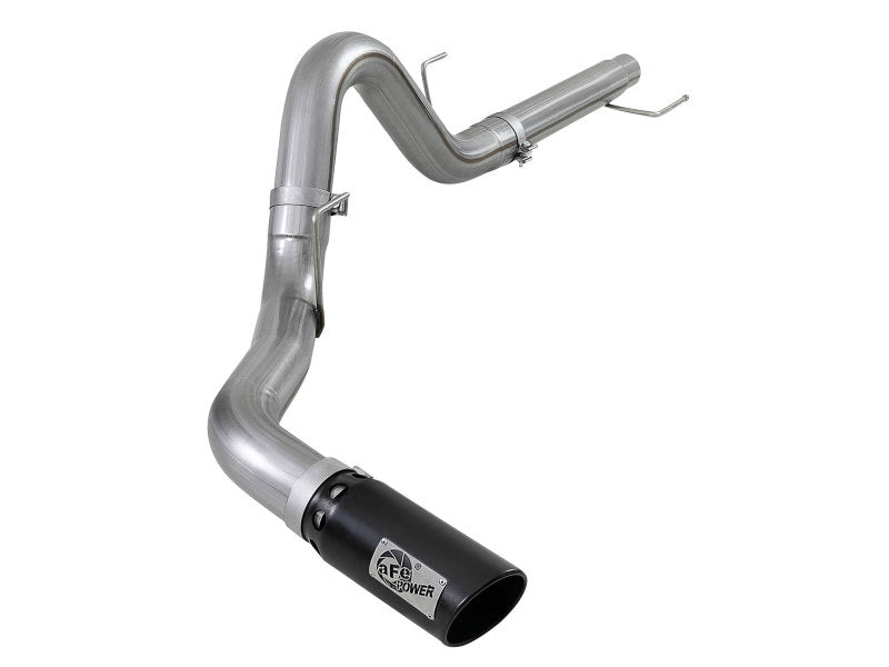 aFe 2021 Ford F-150 V6-3.0L (td) Large Bore 409 SS DPF-Back Exhaust System - Mammoth Racing -