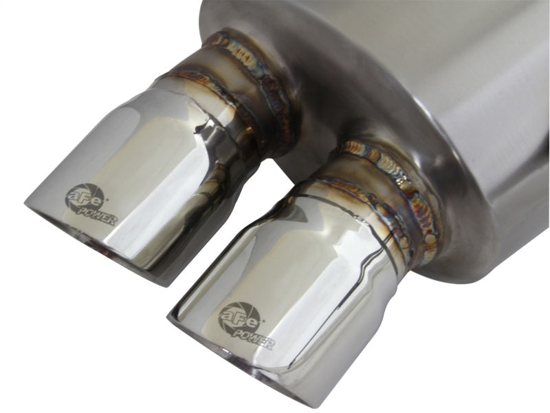 aFe 20-21 Audi A4 L4-2.0L (t) MACH Force-Xp 3in to 2-1/2in Stainless Steel Cat-Back Exhaust System - Mammoth Racing -