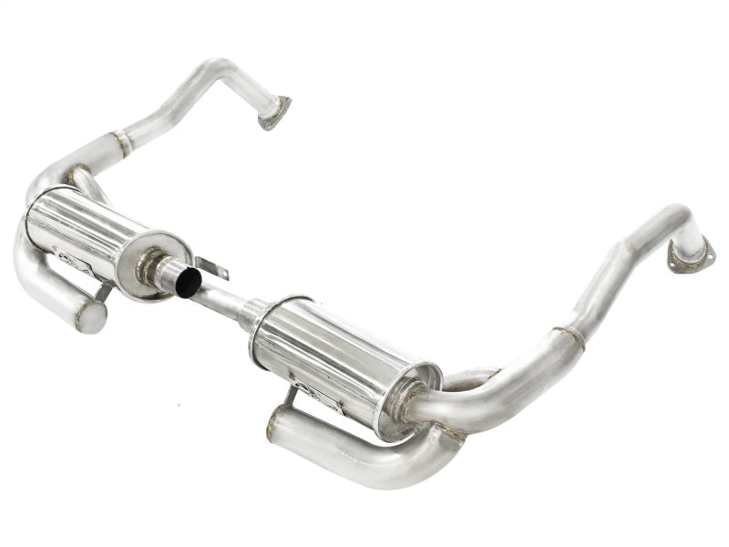 aFe MACHForce XP Exhaust Cat-Back 2in SS-304 Cat-Back Exhaust for 05-08 Porsche Boxster S (987.1) H6 - Mammoth Racing -