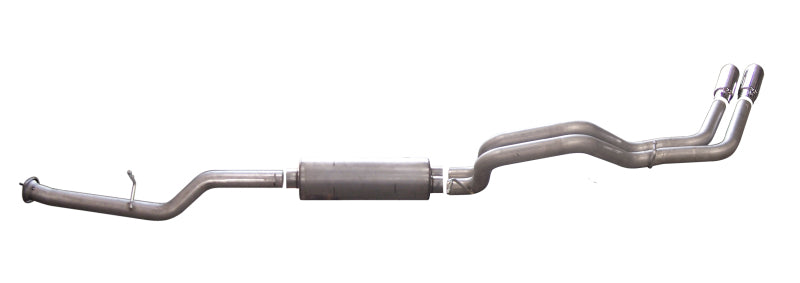 Gibson 07-09 Chevrolet Silverado 2500 HD LT 6.0l 2.5in Cat-Back Dual Sport Exhaust - Stainless - Mammoth Racing -
