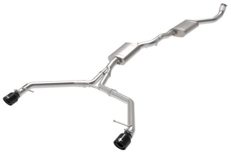 afe MACH Force-Xp 13-16 Audi Allroad L4 SS Cat-Back Exhaust w/Black Tips - Mammoth Racing -