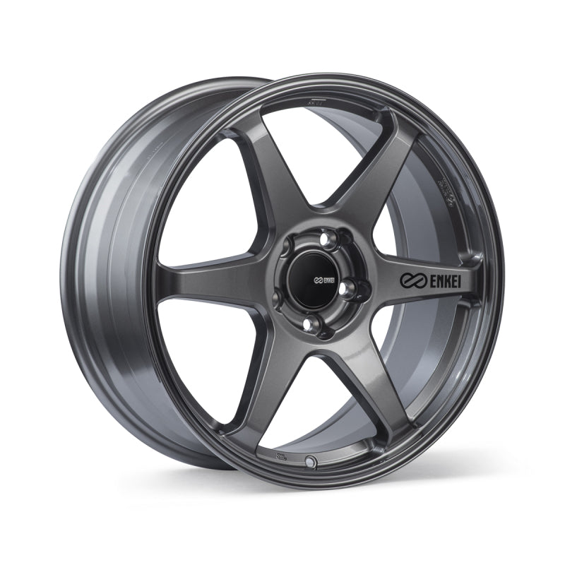 Enkei T6R 18x9.5 38mm Offset 5x114.3 Bolt Pattern 72.6 Bore Matte Gunmetal Wheel - My Store