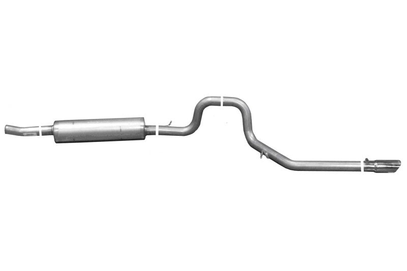 Gibson 02-05 Ford Explorer Limited 4.0l 2.5in Cat-Back Single Exhaust - Stainless - Mammoth Racing -