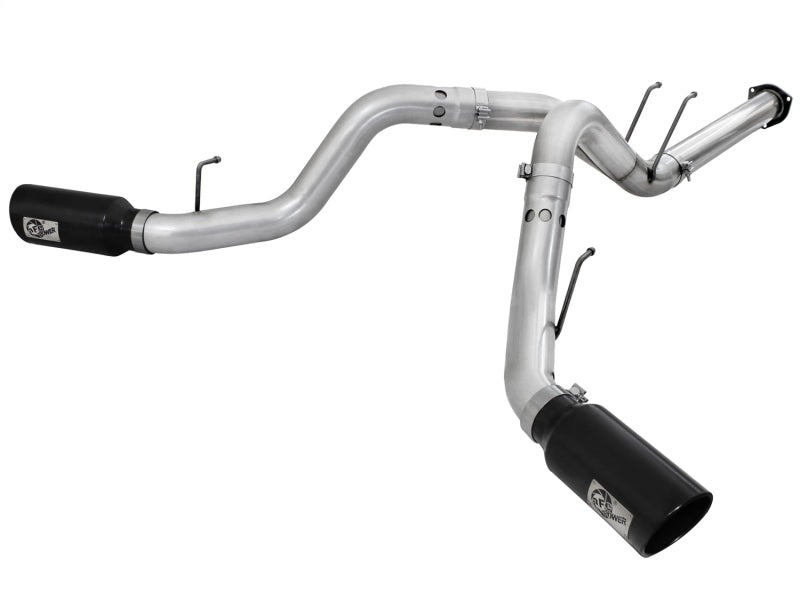aFe Atlas Exhaust 4in DPF-Back Al Steel 11-14 Ford Diesel Trucks V8-6.7L (td) - Mammoth Racing -