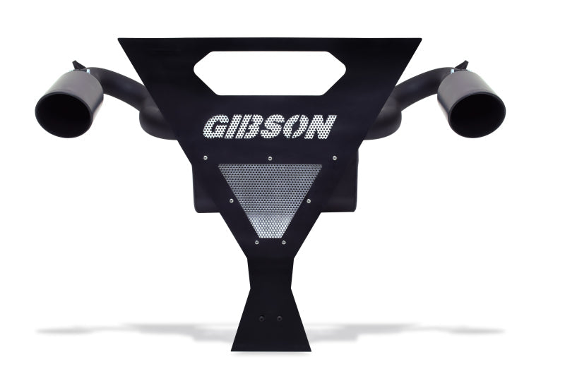 Gibson 16-17 Yamaha Yxz1000r Base 2.25in Dual Exhaust - Black Ceramic - Mammoth Racing -