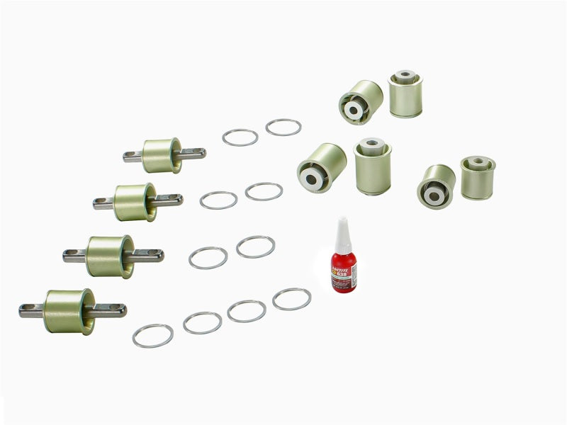 aFe Control PFADT Alum Frame Drag Rear Solid Spherical C/A Bearings Set; 06-13 Chevy Corvette C6 Z06 - Mammoth Racing -