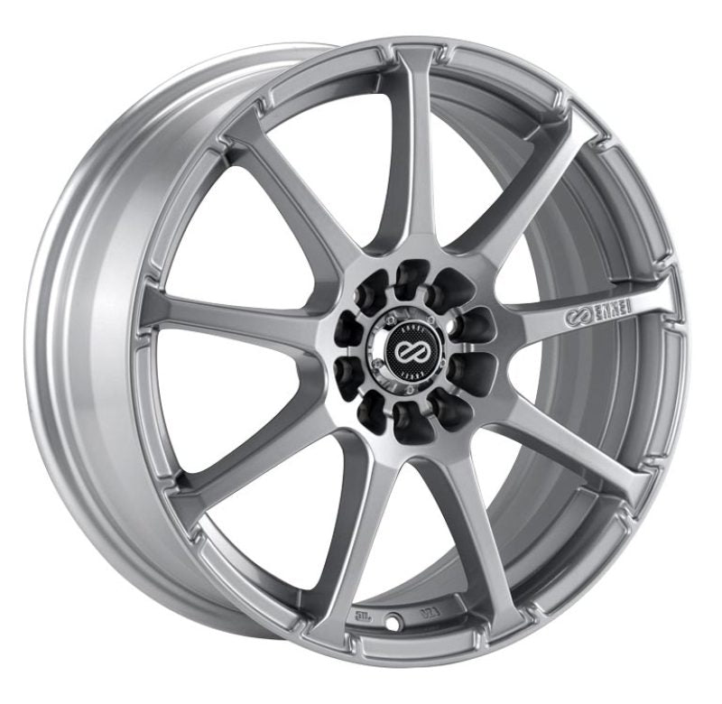 Enkei EDR9 18x7.5 5x100/114.3 38mm Offset 72.6 Bore Diameter Silver Wheel - Mammoth Racing -