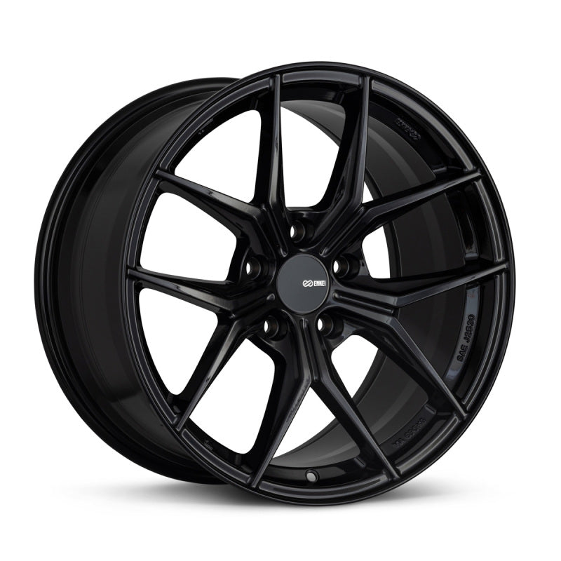 Enkei TSR-X 18x9.5 45mm Offset 5x100 BP Gloss Black Wheel - Mammoth Racing -