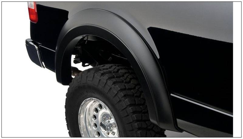 Bushwacker 04-08 Ford F-150 Styleside Extend-A-Fender Style Flares 2pc 66.0/78.0/96.0in Bed - Black - Mammoth Racing -
